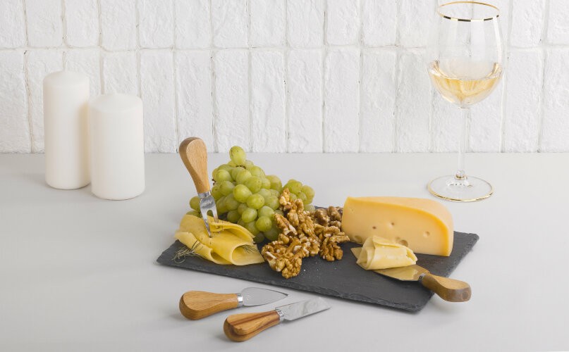 Набор для сыра Four cheeses, натуральный