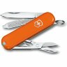 Нож-брелок Victorinox Classic SD Colors Mango Tango, 58 мм, 7 функций, оранжевый