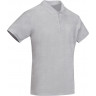 Рубашка поло Roly Prince мужская, серый меланж, размер S (44)