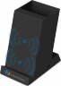 Беспроводная зарядка-подставка с подсветкой Evolt Glow box, черный