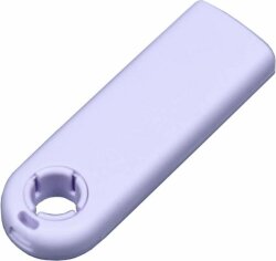 USB-флешка промо на 64 Гб прямоугольной формы, выдвижной механизм, белый