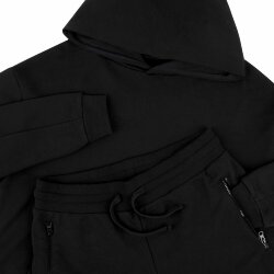 Джоггеры унисекс Manevr Kosmos, черные, XL/2XL