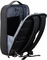 Рюкзак TORBER VOYAGE с отделением для ноутбука 15,6&#039;&#039;, черный, нейлон/микрофибра, 30x12x42 см, 14л