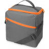 Изотермическая сумка-холодильник US Basic Classic c контрастной молнией, серый/оранжевый
