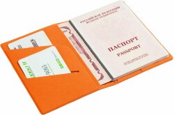 Обложка для паспорта Devon, оранжевая