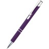 Ручка металлическая Molly софт-тач, фиолетовая