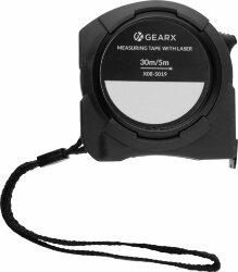 Рулетка 5 м Gear X с лазерным дальномером 30 м