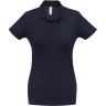Рубашка поло женская BNC ID.001, темно-синяя, размер XS