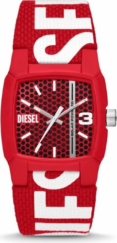 Часы наручные Diesel, мужские, красный/белый