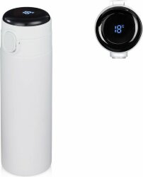 Вакуумная термокружка с медной изоляцией Waterline Bravo, 400 мл, тубус, белый