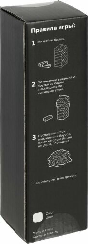 Игра «Деревянная башня мини», неокрашенная