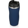 Термокружка Double wall mug C1, soft touch, 350 мл, темно-синий