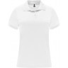  Рубашка поло женская Roly Monzha, белый, размер XL (48-50)