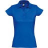 Рубашка поло женская Sol's Prescott Women 170, ярко-синяя (royal), размер S