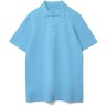Рубашка поло мужская Unit Virma Light, голубая, размер S