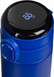 Вакуумная термокружка с медной изоляцией Waterline Bravo, 400 мл, тубус, синий