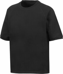 Свитшот US Basic с коротким рукавом реглан, черный, размер 2XL