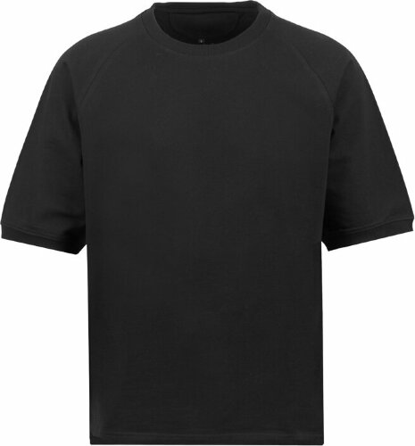 Свитшот US Basic с коротким рукавом реглан, черный, размер 2XL