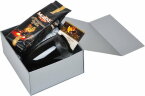 Упаковка подарочная, коробка складная размер 22 x 20 x 11 см, серебристый