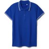 Рубашка поло женская Unit Virma Stripes Lady, ярко-синяя, размер XL