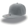 Бейсболка SNAP BACK 400, 6 клиньев, пластиковая застежка, серый, универсальный