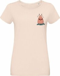 Футболка женская CoolColor «Любоф-моркоф II», розовая, XL