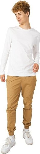 Футболка с длинным рукавом Porto мужская, белый, 4XL