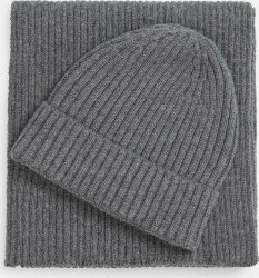 Шарф Laconi, темно-серый меланж