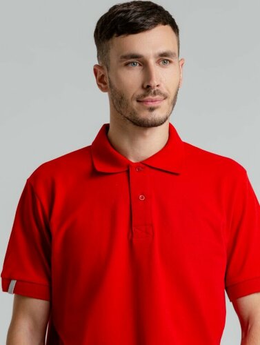 Рубашка поло мужская Unit Virma Premium, красная, размер 3XL