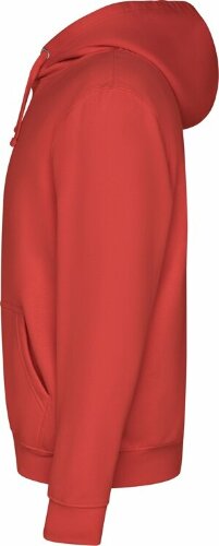 Толстовка с капюшоном Roly Capucha детская, красный, размер 5-6 (110-116)