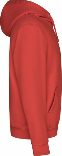 Толстовка с капюшоном Roly Capucha детская, красный, размер 5-6 (110-116)