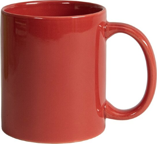 Кружка "DECOL" для деколи, 330 мл, d=82 мм, премиум, красная, красный