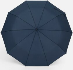 Зонт складной Cloudburst в подарочной упаковке, темно-синий
