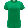  Футболка Roly Capri женская, зеленый, размер 2XL (52-54)