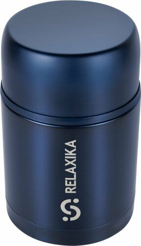 Термос для еды Relaxika 700, темно-синий