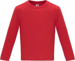 Футболка Roly Baby детская с длинным рукавом, красный, размер 6m