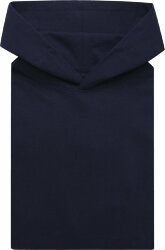 Худи Iqoniq Yoho из переработанного хлопка, свободный крой, унисекс, 340 г/м2, темно-синий, размер S
