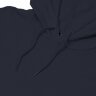 Толстовка с капюшоном унисекс Hoodie, темно-синяя, 3XL