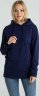 Толстовка с капюшоном унисекс Hoodie, темно-синяя, 3XL