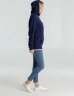 Толстовка с капюшоном унисекс Hoodie, темно-синяя, 3XL