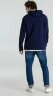 Толстовка с капюшоном унисекс Hoodie, темно-синяя, 3XL