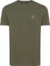 Футболка Iqoniq Bryce из переработанного хлопка, унисекс, 180 г/м2, хаки, размер XXXL