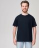 Футболка унисекс KRIS, 100% хлопок, 150 гр., темно-синяя, размер XL