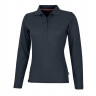 Рубашка поло Slazenger Point женская с длинным рукавом, темно-синий, размер 2XL (52-54)