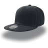 Бейсболка SNAP BACK 400, 6 клиньев, пластиковая застежка, черный, универсальный