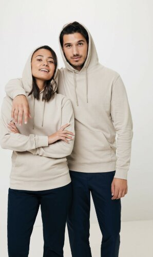 Худи Iqoniq Jasper из переработанного хлопка, унисекс, 340 г/м2, цвет пустыни, размер XXXL
