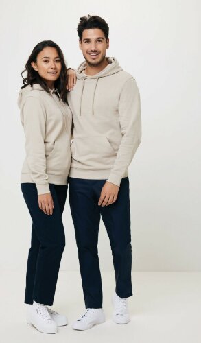 Худи Iqoniq Jasper из переработанного хлопка, унисекс, 340 г/м2, цвет пустыни, размер XXXL