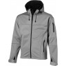  Куртка софтшел Slazenger Match мужская, серый/черный, размер L (52)