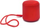 Беспроводная Bluetooth колонка Music TWS софт-тач, красная