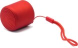 Беспроводная Bluetooth колонка Music TWS софт-тач, красная